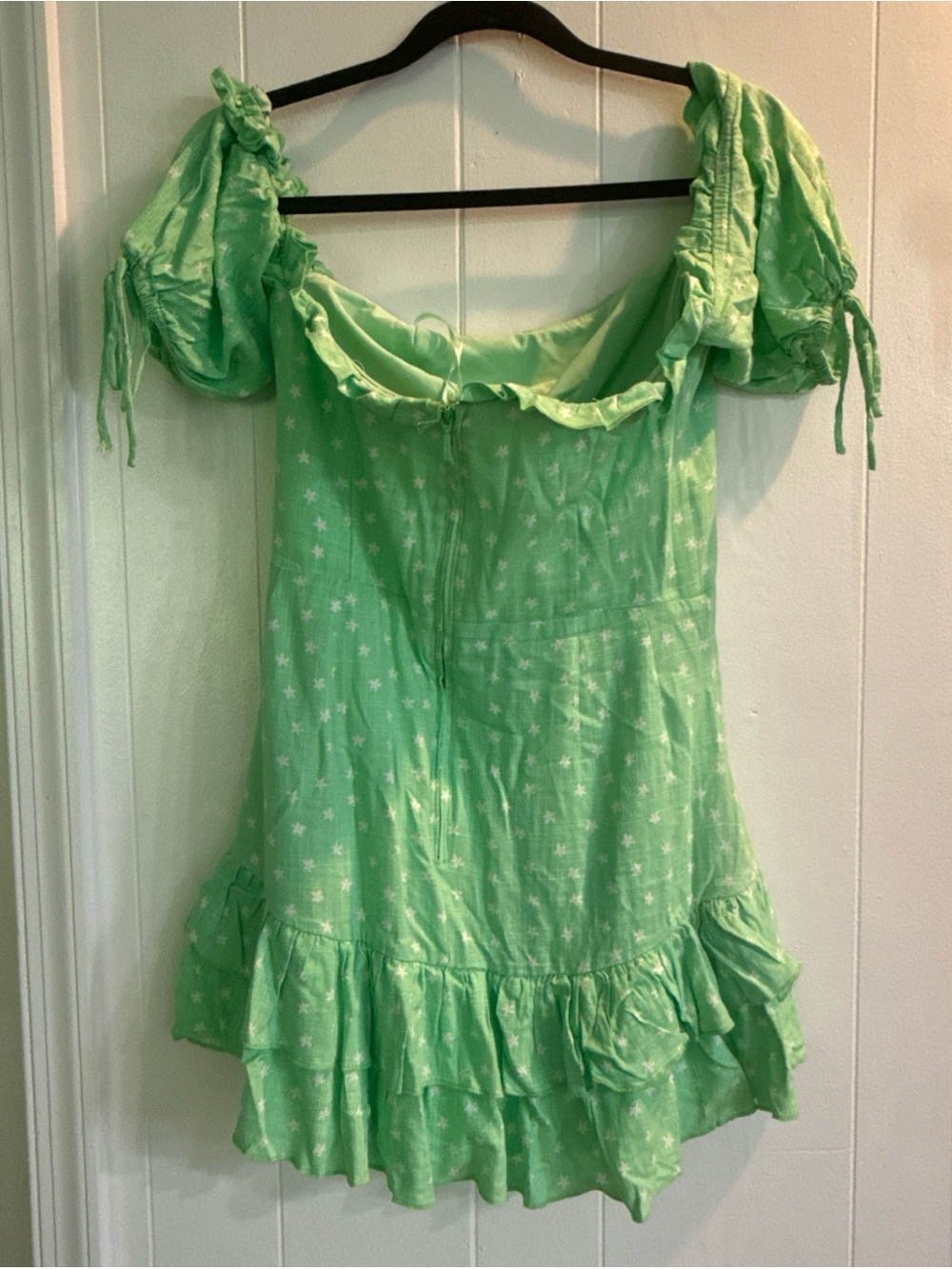 Finder’s Keepers Minr Flowered  Ruffled Mini Dress sz 4